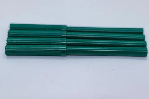 Assorted Plastic Pens for Writing Stock Photos