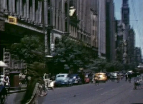 Assorted Scenes - Melbourne City, Australia (1947) Stock Footage 153470107