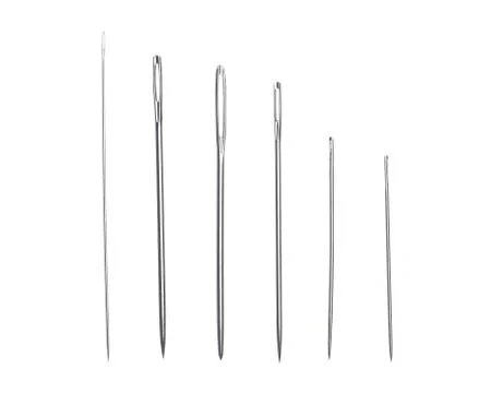 Assorted Sewing Needles Stock Photos