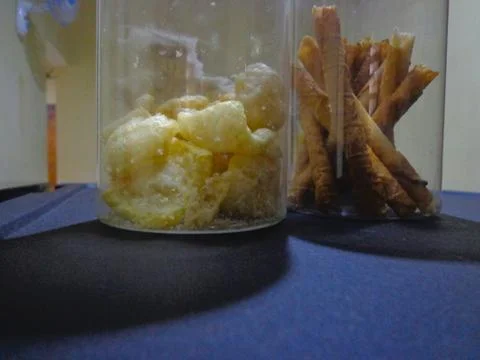 Assorted Snacks in Glass Jars Photos