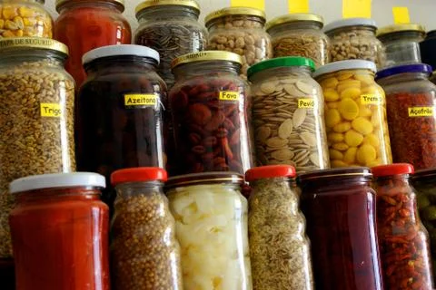 Assorted spices Stock Photos