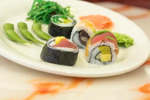 Assorted Sushi Stock Photos