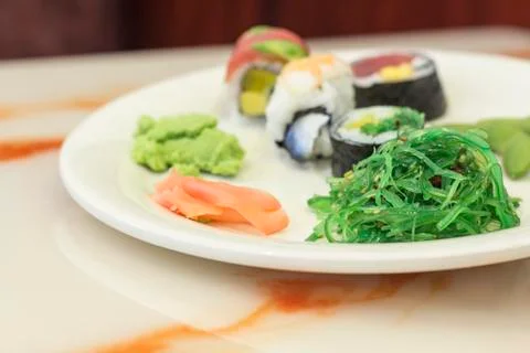 Assorted Sushi Foto stock