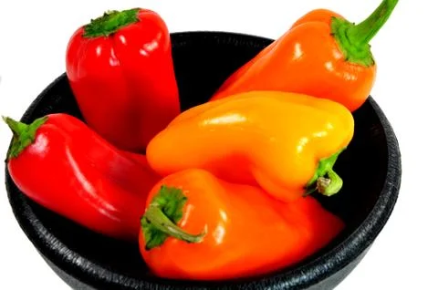 Assorted sweet peppers Stock Photos