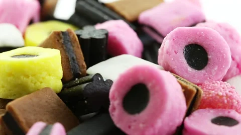 Assorted Sweets Stock Footage 39376047