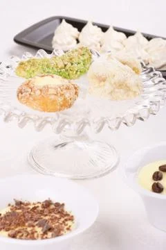 Assorted sweets Foto stock