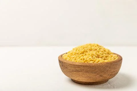Assorted uncooked pasta in bowls. Stock Photos