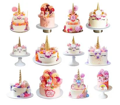Assorted unicorn 12pc copy Stock Photos