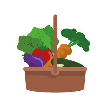 Assorted vegetables icon Stock Illustration