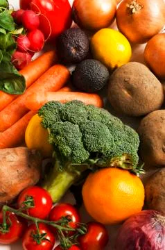 Assorted vegetables Stock Photos