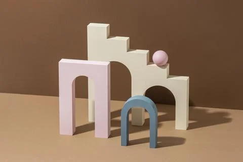 The assortment abstract 3d design elements Stock-Fotos