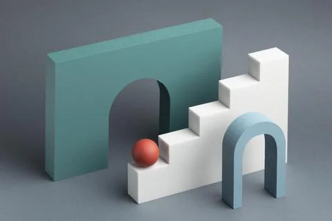The assortment abstract 3d design elements Stock-Fotos