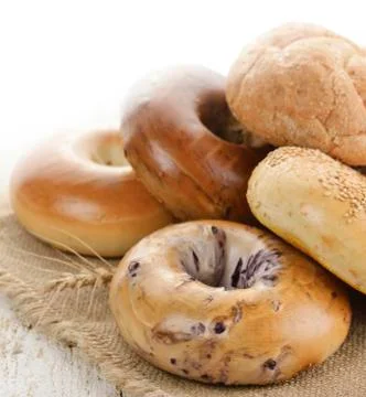 Assortment of bread Stock Photos