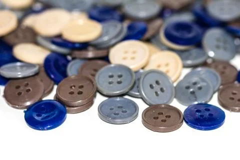 Assortment of buttons. clothes buttons Stock Photos