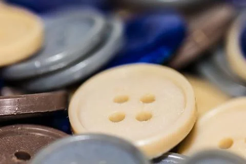 Assortment of buttons. clothes buttons Foto stock