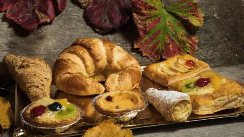 Assortment of cakes Stock Photos