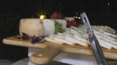 Assortment of cheese Video stock 240982185