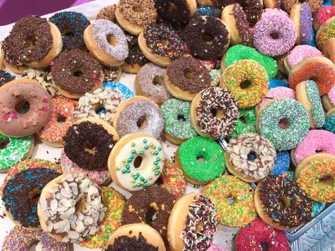 Assortment of donuts Stock Photos