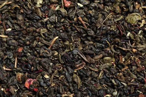 Assortment of dry tea Stock Photos