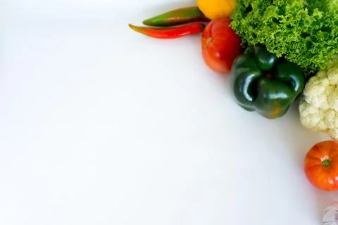 Assortment of fresh vegetables Stock Photos
