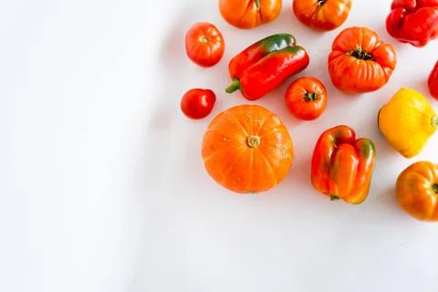 Assortment of fresh vegetables Stock Photos