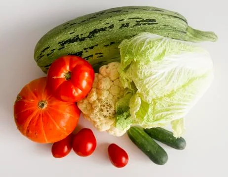 Assortment of fresh vegetables Stock Photos