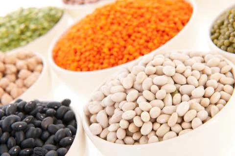 Assortment legumes Stock Photos