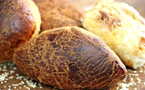 Assortment of pastries Stock Photos
