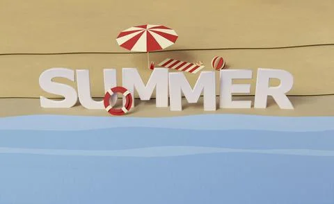Assortment of summer still life elements Stock-Fotos