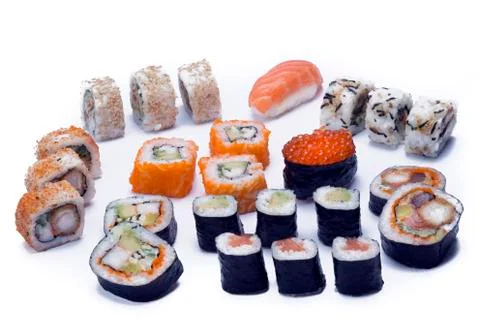 Assortment sushi Photos