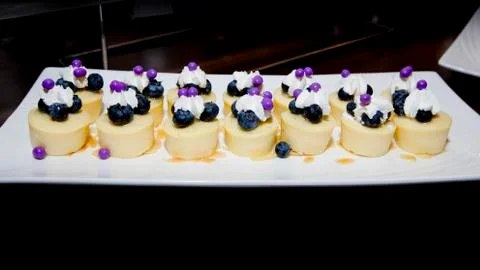 Assortment of sweets buffet Stock Photos