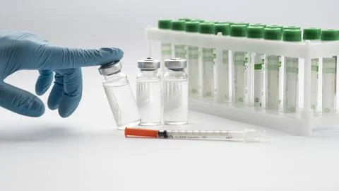 Assortment vaccination elements covid19 Resolution and high quality beautiful Stock Photos