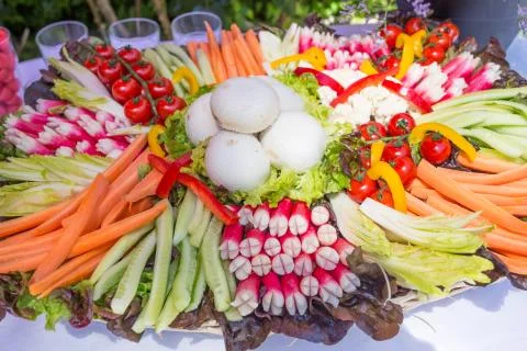 Assortment of Vegetables Bio Close-up Background Stock Photos