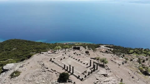 Assos aerial video Stock Footage 196895233
