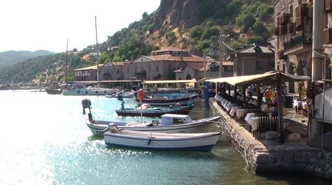 Assos (Behramkale) Ancient Harbor 動画素材 46858986