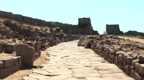 Assos - Behramkale 動画素材 46864801