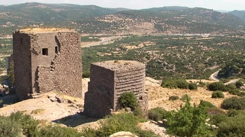 Assos - Behramkale 動画素材 46865690