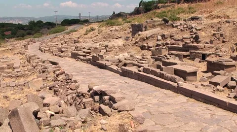 Assos - Behramkale 動画素材 46869447