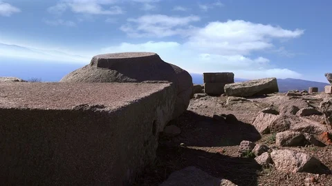 Assos (Behramkale) museum Stock-Footage 100393666