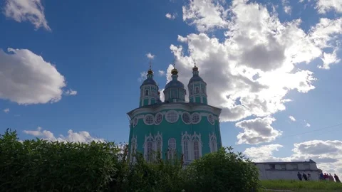 Assumption Cathedral: timelapse Video stock 250359175