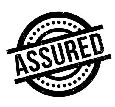 Assured rubber stamp Stock Illustration