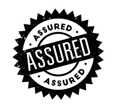 Assured rubber stamp Stock Illustration