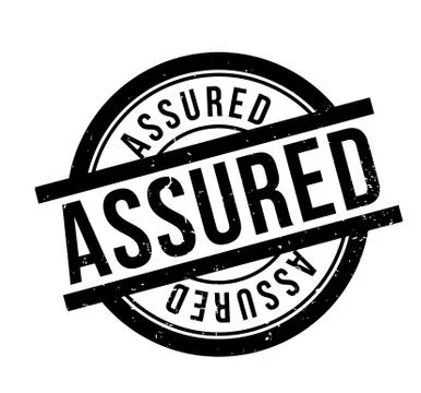 Assured rubber stamp Stock Illustration
