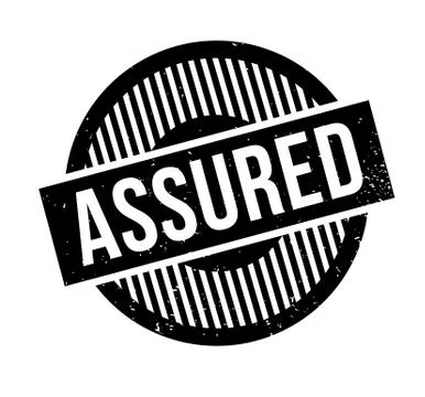 Assured rubber stamp Stock Illustration