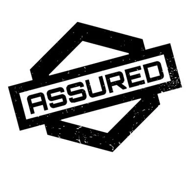 Assured rubber stamp Stock Illustration
