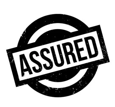 Assured rubber stamp Stock Illustration