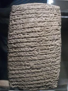 Assyrian Clay Tablet Stock Photos
