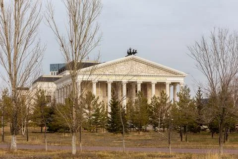 Astana Opera classical style building, Nur Sultan, Kazakhstan Fotos de archivo