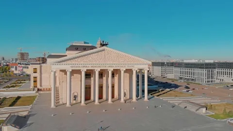 Astana Opera in Nur-Sultan . Stock Footage 155103878