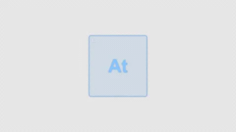Astatine At Periodic Table Element Tile Clean No Text Animation Video Overlay Al Видео 339366821